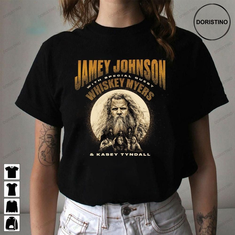 Jamey Johnson With Whiskey Myers And Kasey Tyndall Awesome Shirts